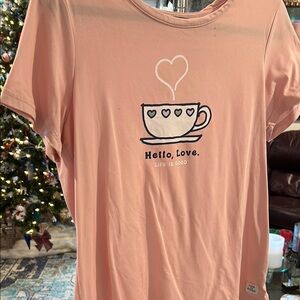 Life is Good Pink T-Shirt